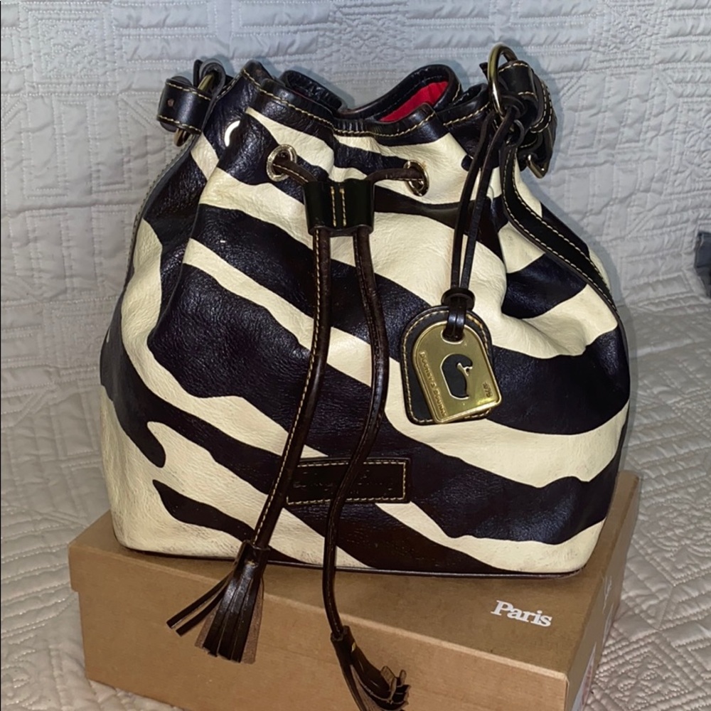 Dooney & Bourke cow print purse